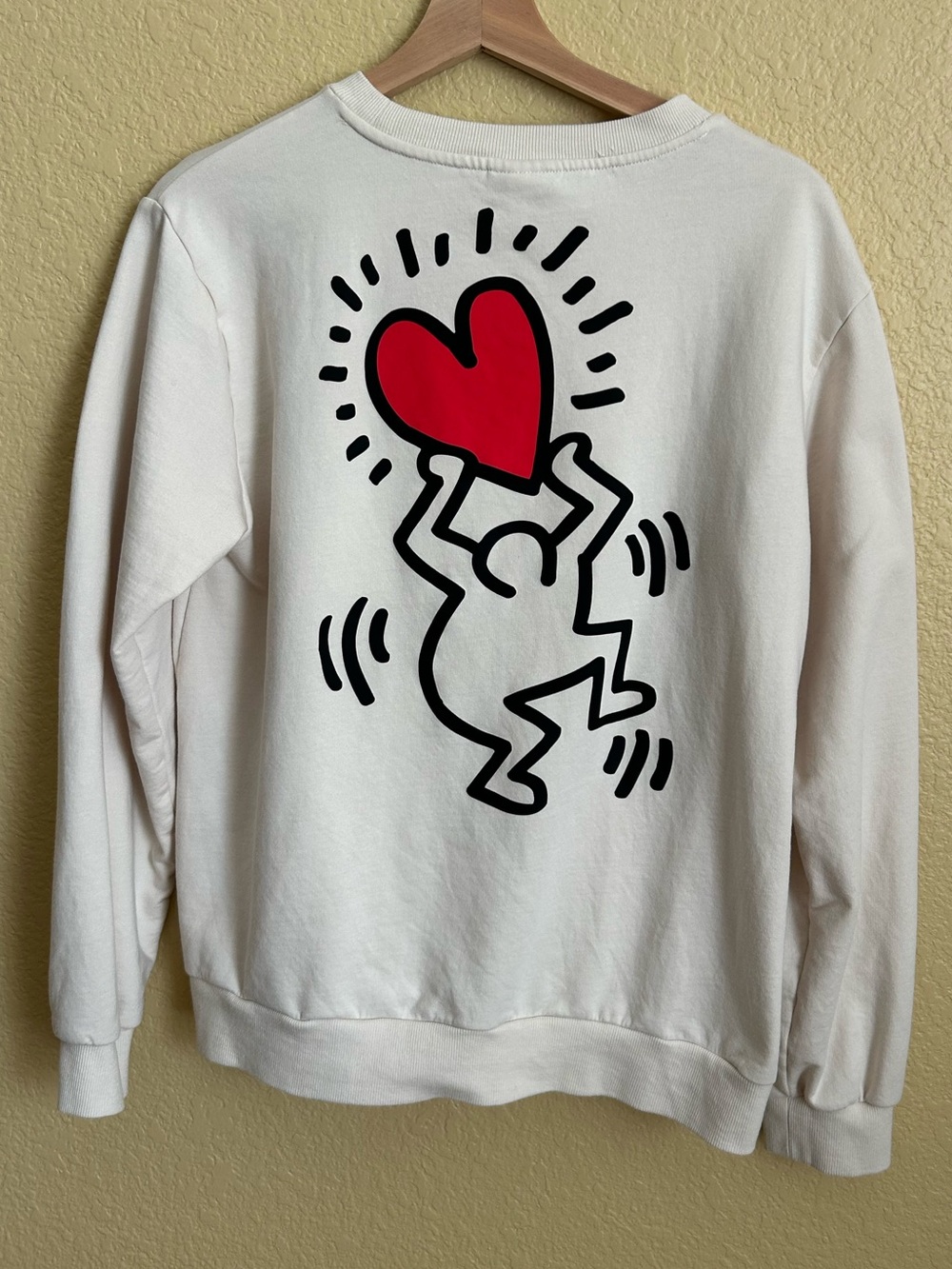 Keith Haring Graphic Crewneck Sweatshirt